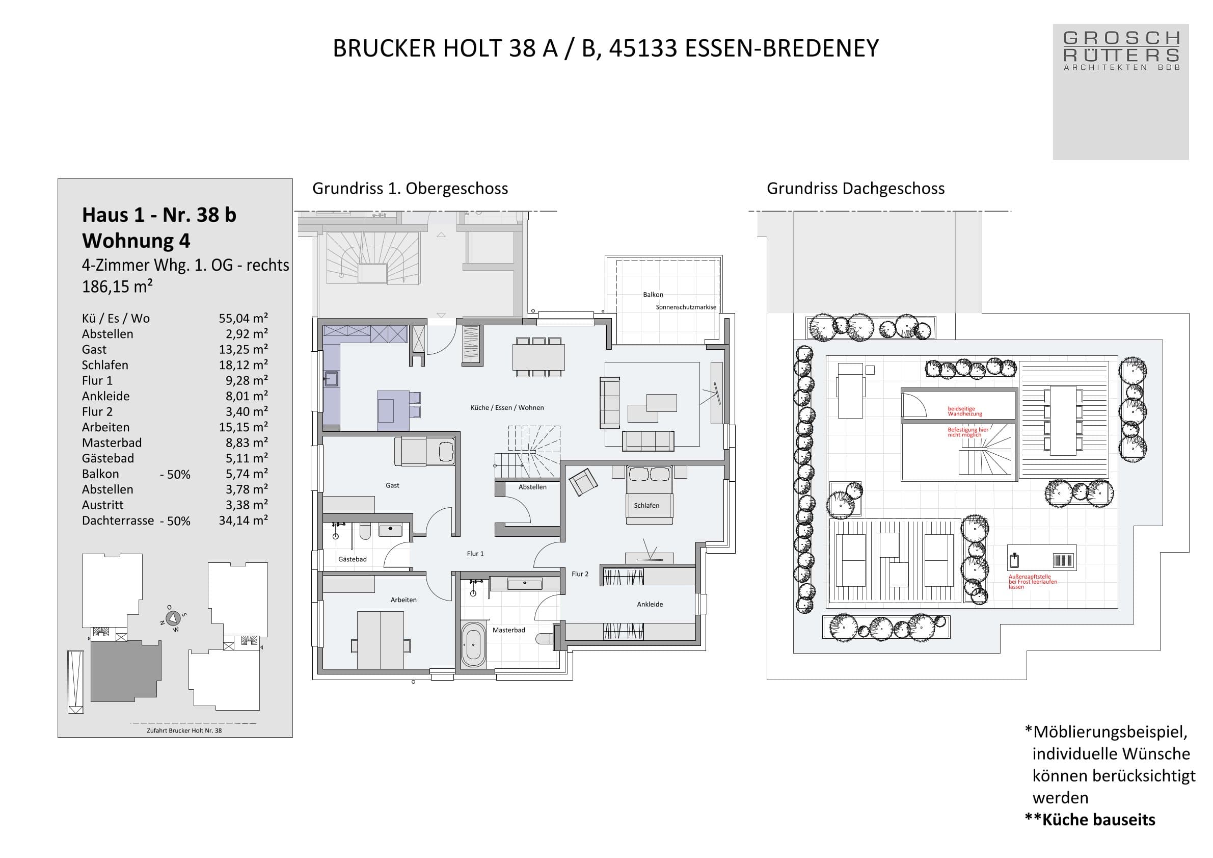 Grundriss Wohnung 4 
