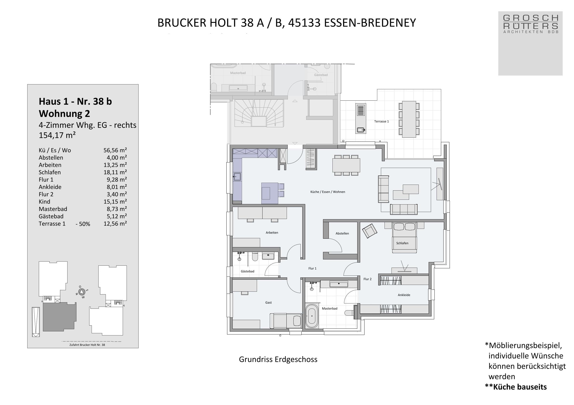 Grundriss Wohnung 2 
