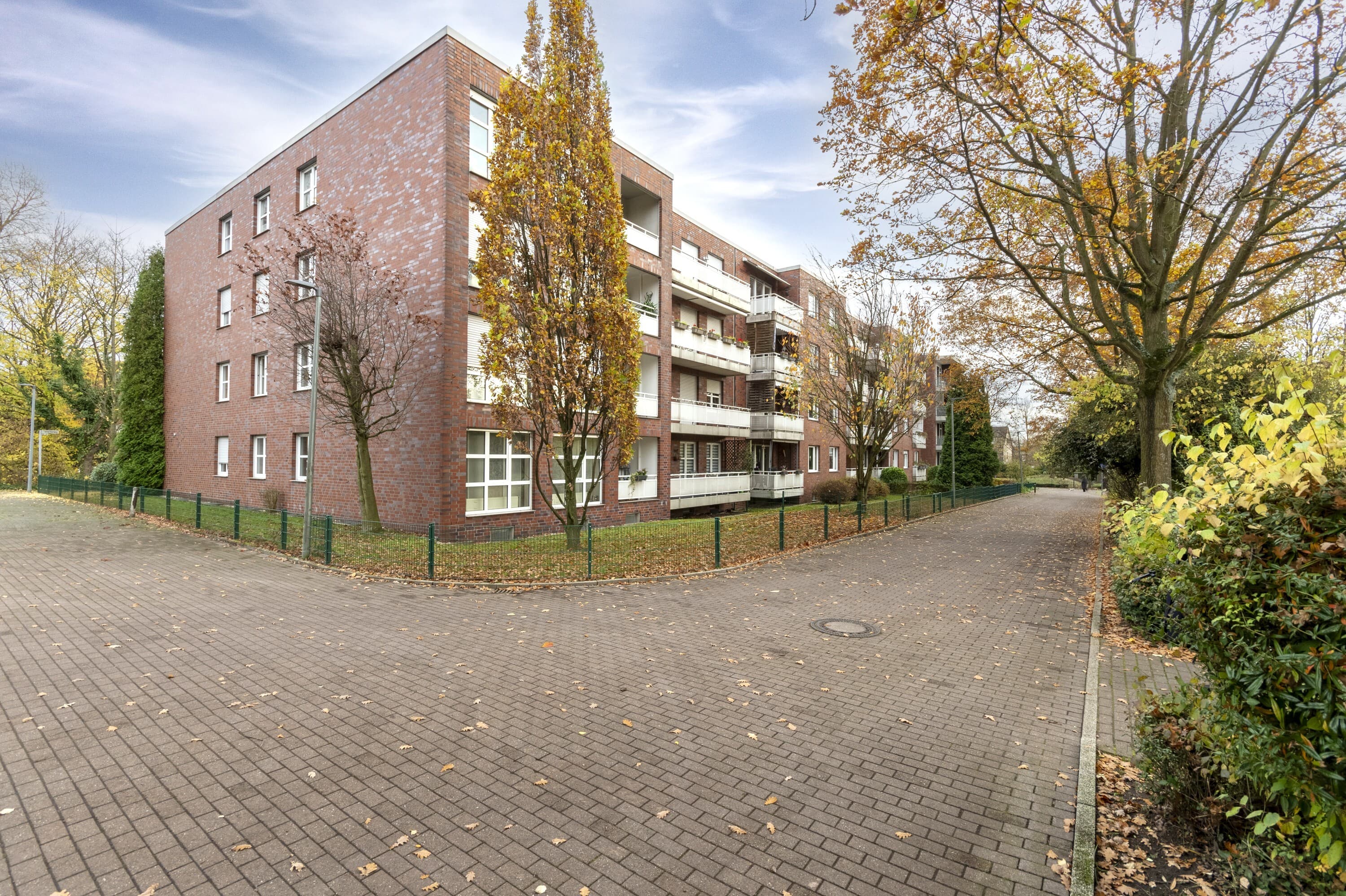 Rückansicht Häuserreihe